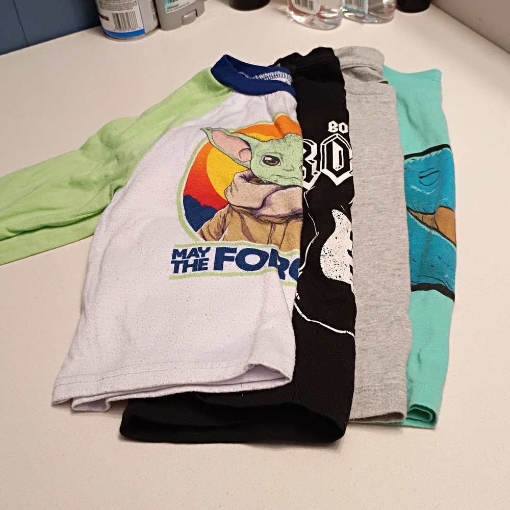 Carter's Kids Graphic Tees - Black, Green, White, Gray, Blue